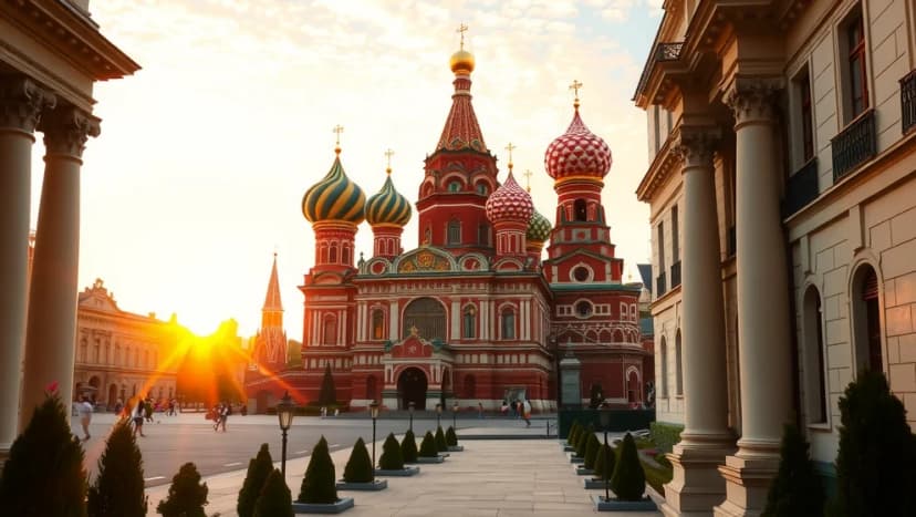 Moskvas skönhet lockar miljontals besökare varje år