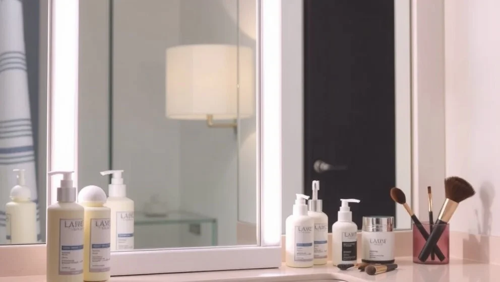 Bright Beauty spegel för hemmet