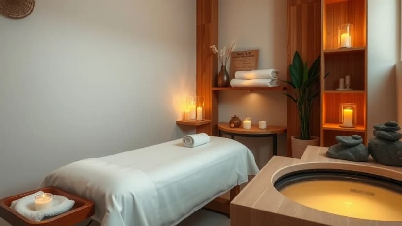 Vad erbjuder Lodge Spa för avkoppling